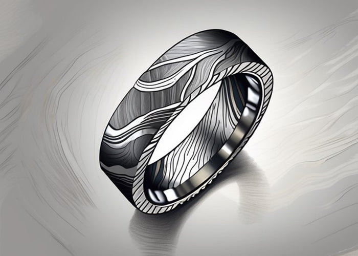 What are Damascus steel rings made of? How are they made and what material is it. Find out with this article.