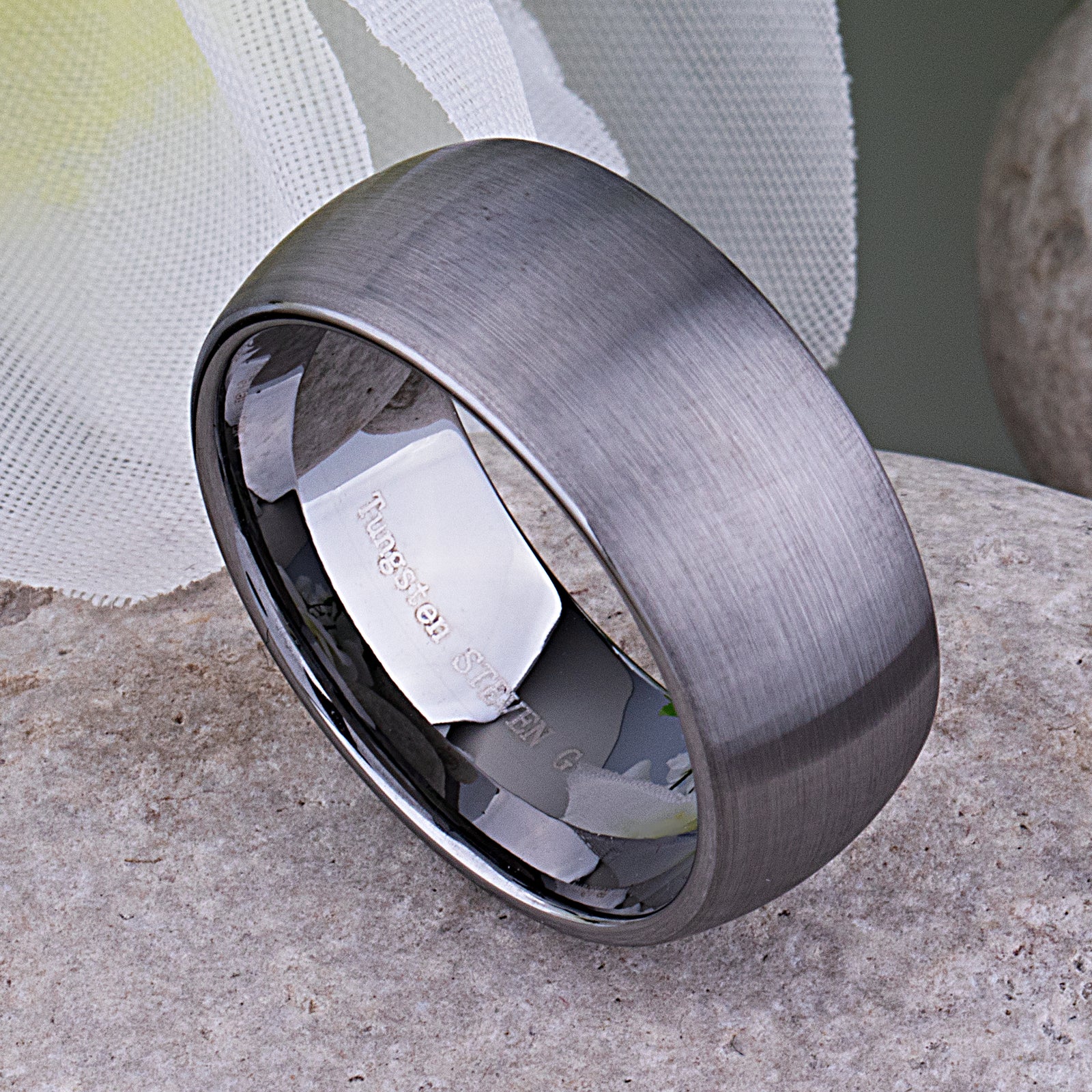 Tungsten Wedding Ring - 10mm Width - TCR046