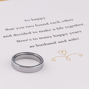 Unisex Tungsten Wedding Ring - 5mm Width - TCR064