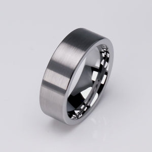 Men's Tungsten Wedding Ring - 8mm Width - TCR052