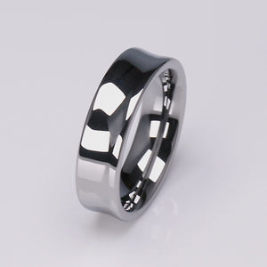 Tungsten Ring Concave Shaped - 7mm Width - TCR026