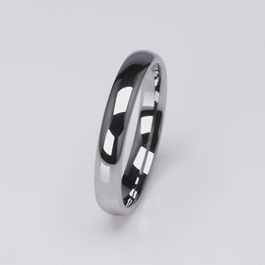 Traditional Tungsten Wedding Ring for Men or Women - 4mm Width - TCR006