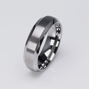 Men's Tungsten Wedding Ring - 7mm Width - TCR001