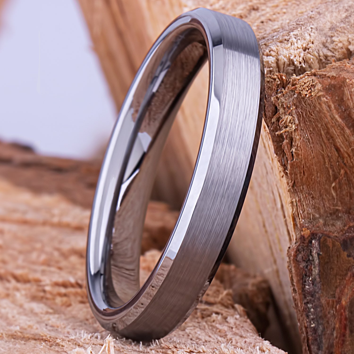 Gray Tungsten Band, Men's Wedding Band, selling Brushed Band, Men's Tungsten Ring, Men's Gift Ring, Anniversary Ring, Unisex Ring, Promise Band