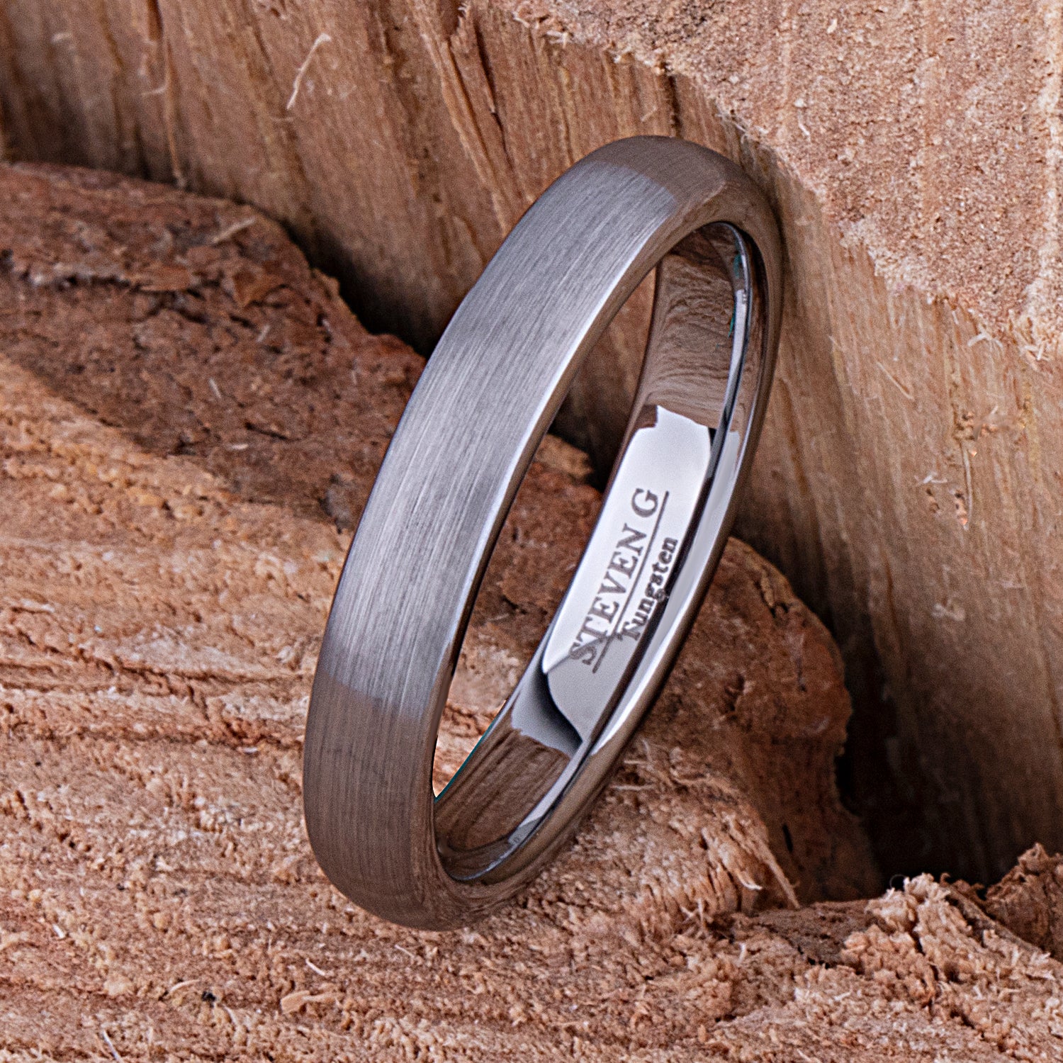 Tungsten Wedding Ring Unisex - 4mm Width